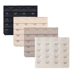 RorosArt Bra Extenders 4 Hooks 4 Rows Set of 4