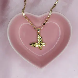Butterfly Nugget Necklace