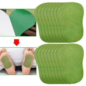 48PCS Wormwood and Ginger Extract Foot Patch is designed for effective absorption of acupressure points and is made of breathable, non-woven fabric to provide a soothing moxibustion heat effect.