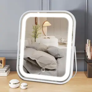Lighted  Mirror, Makeup Mirror with Lights, Dimmable  Screen, Portable Travel Mirror,  Mirror with Lights for Makeup Desk & Dressing Room