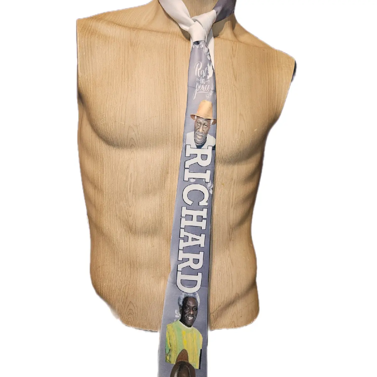 Customized Neck Tie - Personalized Fashion Accessory with Custom Pictures Photos and Background of Your Choice
