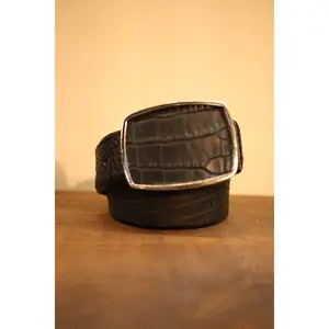 Kid's Black Caiman Belt