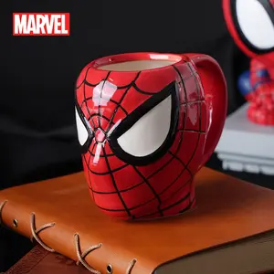 Spider-Man Officially Licensed Ceramic Coffee Mug Character Mugs Collectible Ceramics Pottery Novelty Tea Cup Office Desk Mug Design Drinkware Spider-Man Kitchen Essentials Birthday Gift 1Pc Marvel
