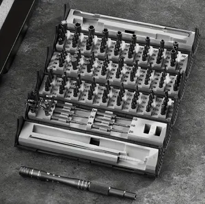 Professional 128 In 1 Precision Screwdriver Tools Set – Magnetic Multifunctional Switchable Screwdriver Kit with Ergonomic Design for Repair, Electronics, DIY Projects & Men Gift Box Set for Him