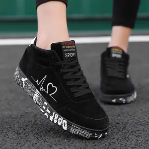 Valentine's Day Men's Women's Shoes Couple Shoes Teen Sports Board Shoes Heart-shaped Design Casual Shoes Lace-up Soft Sole Flat Sole Comfortable Skateboard Shoes Sports Men's Shoes Low Top Medium Top Walking Shoes Tennis Shoes Youth Sports Running Shoes