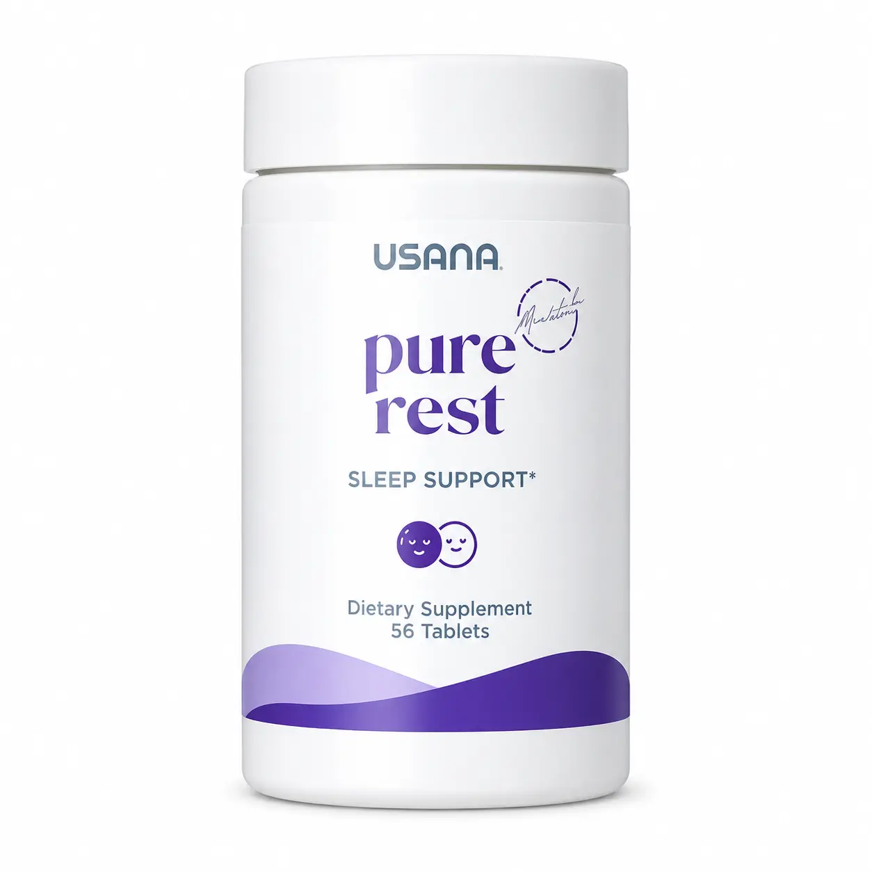 USANA Pure Rest | Sugar-Free Melatonin Sleep Supplement | Melatonin Formula | Sugar-Free Formula | Pure Rest Tabs | USANA Melatonin | Melatonin Tablets | Nighttime Formula | 30 Tablets | Original USANA Product | Melatonin Product for Adults | Rest Formula