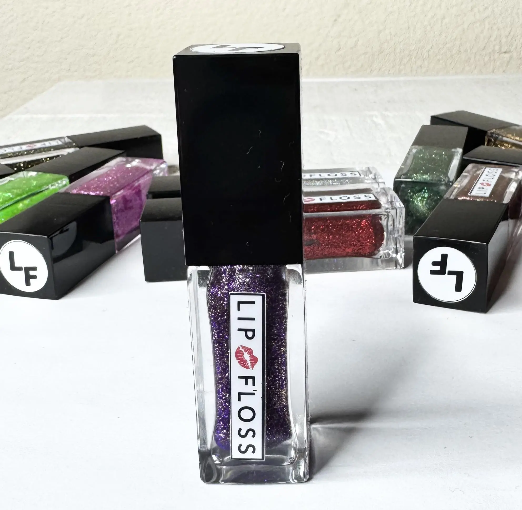 Lip Floss Purple Rain High Shine Lip Gloss 4.5ml - Non-Sticky Formula with Shea Butter & Vitamin E for Moisturized Lips