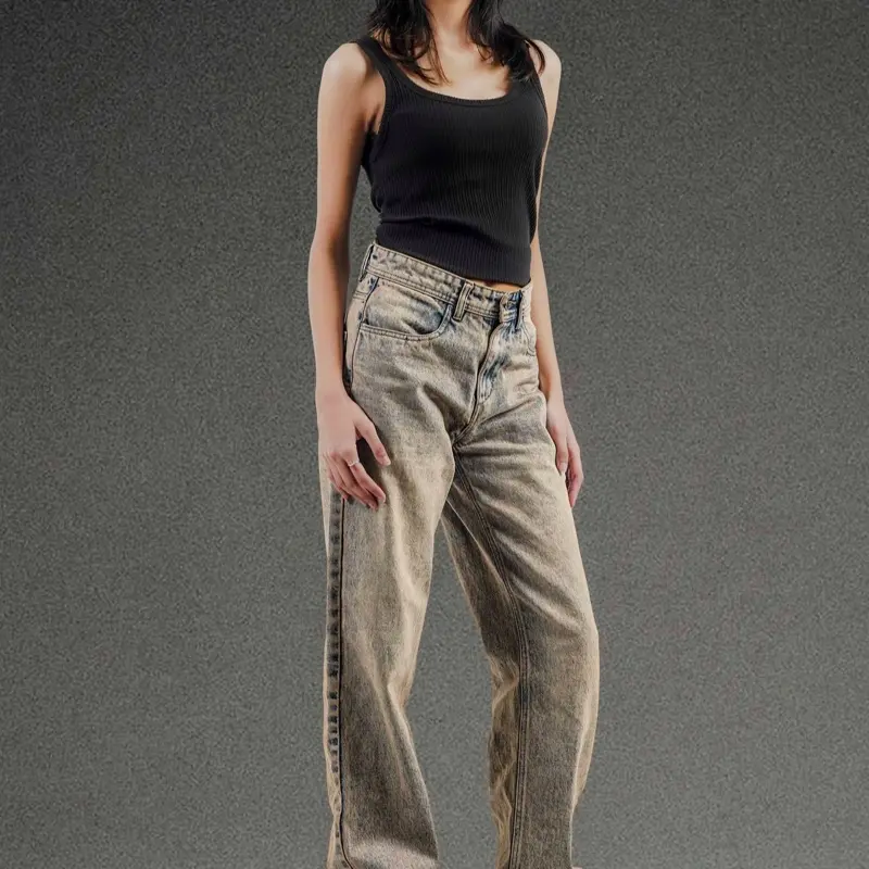 Light Cream Blue Denim