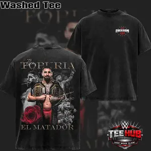 UFC Ilia Topuria UFC Freedom 250 Washed T-Shirt , UFC Freedom 250 Menswear Apparel - Unisex Cotton Shortsleeve Round Neck Crewneck T-Shirt, Casual Fashion Top Gift for UFC Fans summervibe EDO