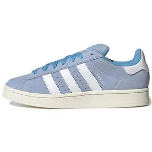 Adidas Originals Campus 00s Leather Suede Retro Low-Top Sneakers for Men and Women in Light Blue