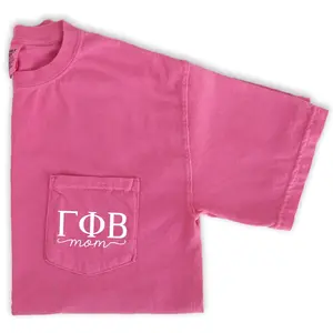 Gamma Phi Beta Mom Shirt Sorority Comfort Colors Pocket Tee