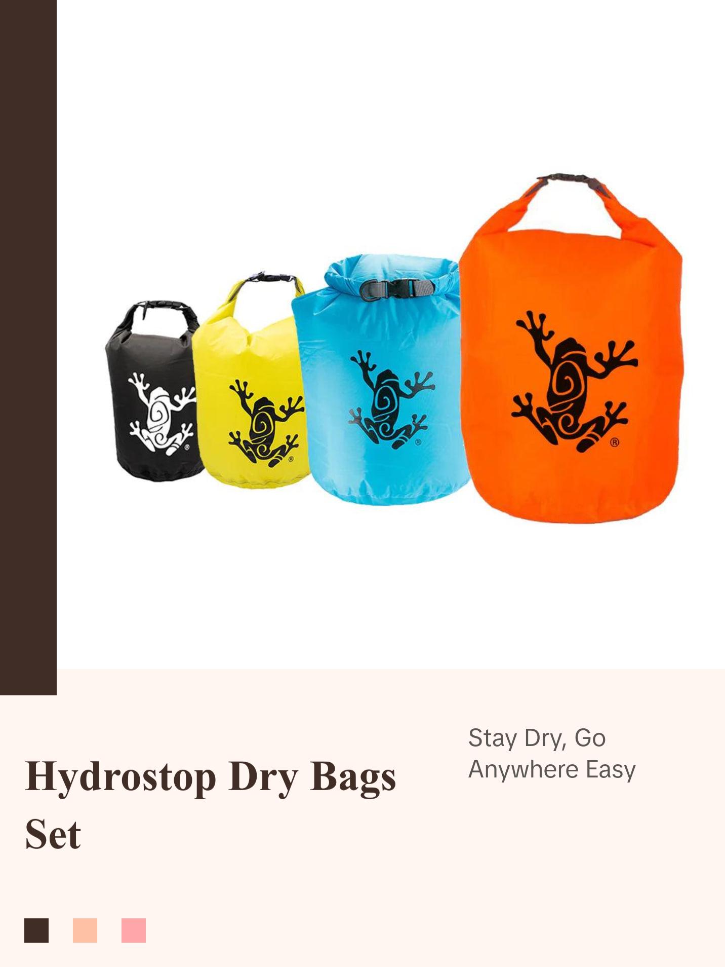 HydroStop Lightweight Dry Bags