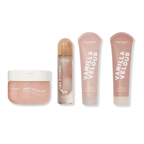 Body Care Set, Ultra Nourishing Body Lotion (8 Oz) + Hair & Body Mist (6.7 Oz) + Exfoliating Sugar Scrub (9 Oz) + Foaming Gel Body Wash (10 Oz) For Head To Toe Scented Routine ($57 Value!)