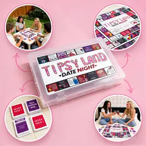 Tipsy Land Bachelorette Party Board Game Fun Adult Drinking Game Perfect for Girl's Night Created by Two Women from Texas Ultimate Party Starter with Over 75 Unique Spaces
