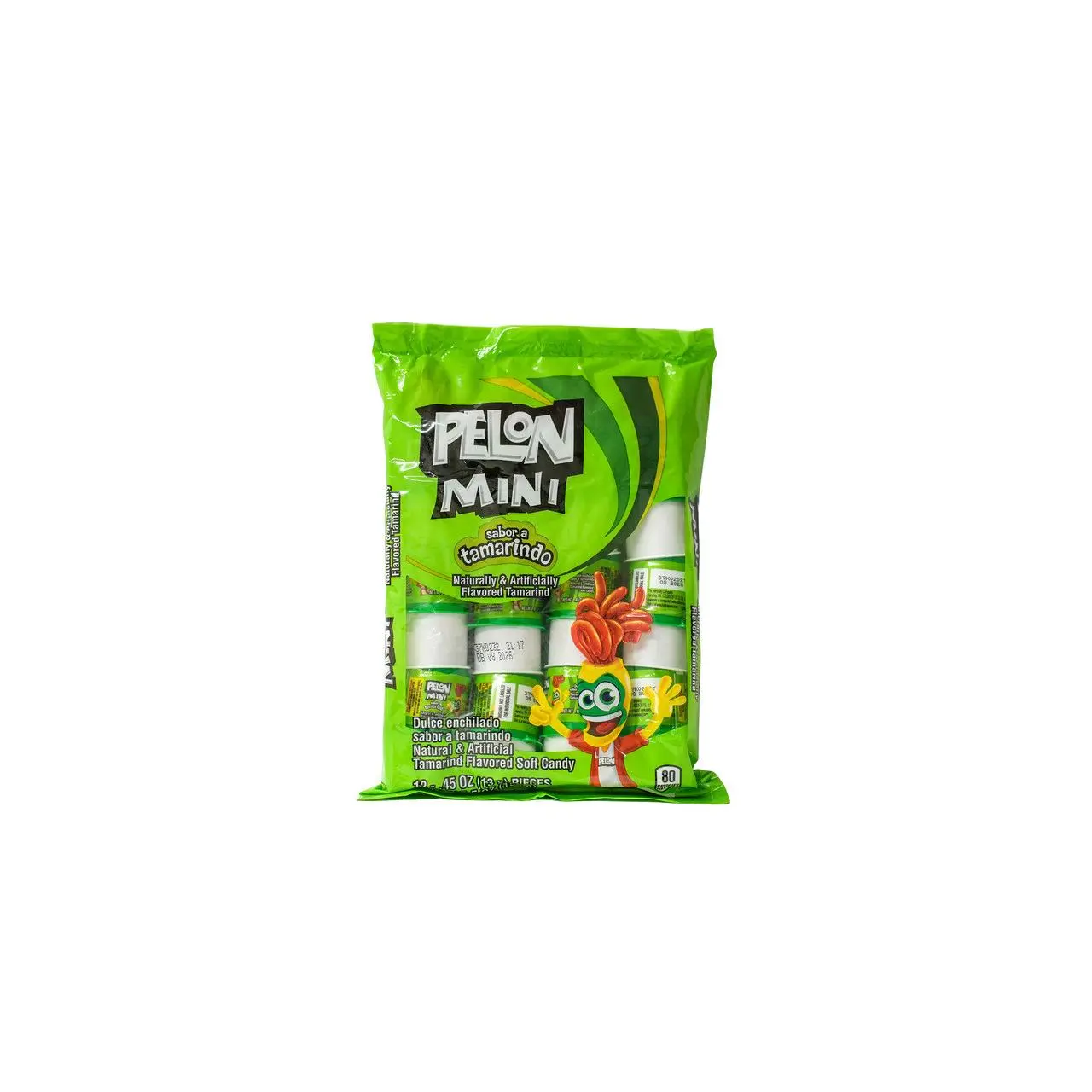 Hershey Pelon Pelo Rico Mini Sweet Spicy Tangy Tamarind Treats with Chili Lemon Salt in Fun Squeezable Dispenser for On-the-Go Snacking