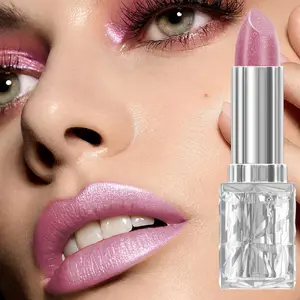 Long Lasting Shimmer Lipstick, 1 Count Moisturizing Lipstick, Glossy Lip Glaze Stick, Plumping Lipstick, for All Occasions Lip Makeup, Lipgloss, Hydrating Lipgloss, Beauty Gloss
