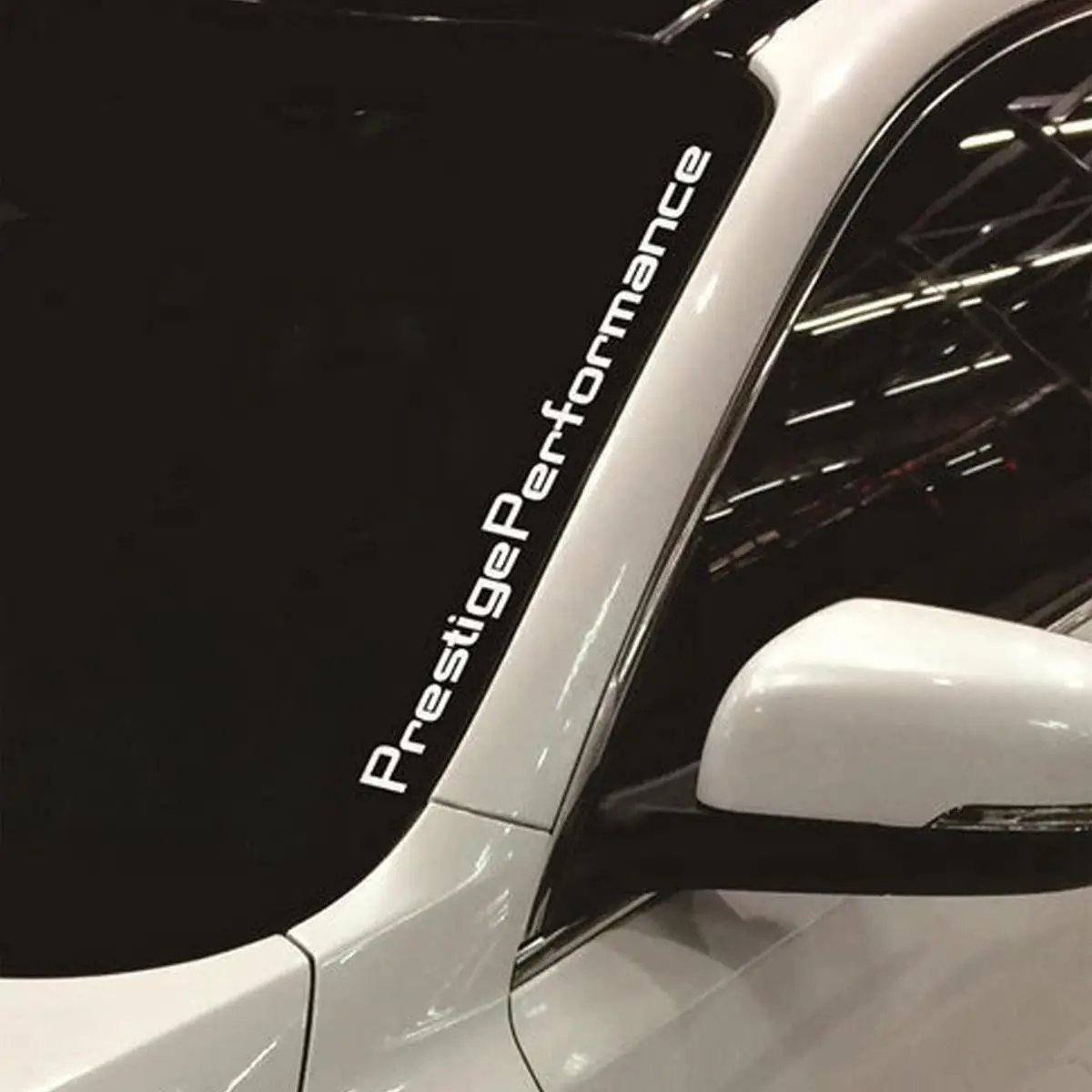 Car Sticker, Letter Pattern Design Reflective Window Stickers, Exterior Decorative Accessories for Car