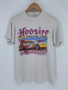 Vintage #Hoosier_Racing Tire Logo T-Shirt , Racing Shirt, Best Car Tees, Hoosier Gift, Sport Car Shirts, Gift For Fan Menswe ar Tops Classic