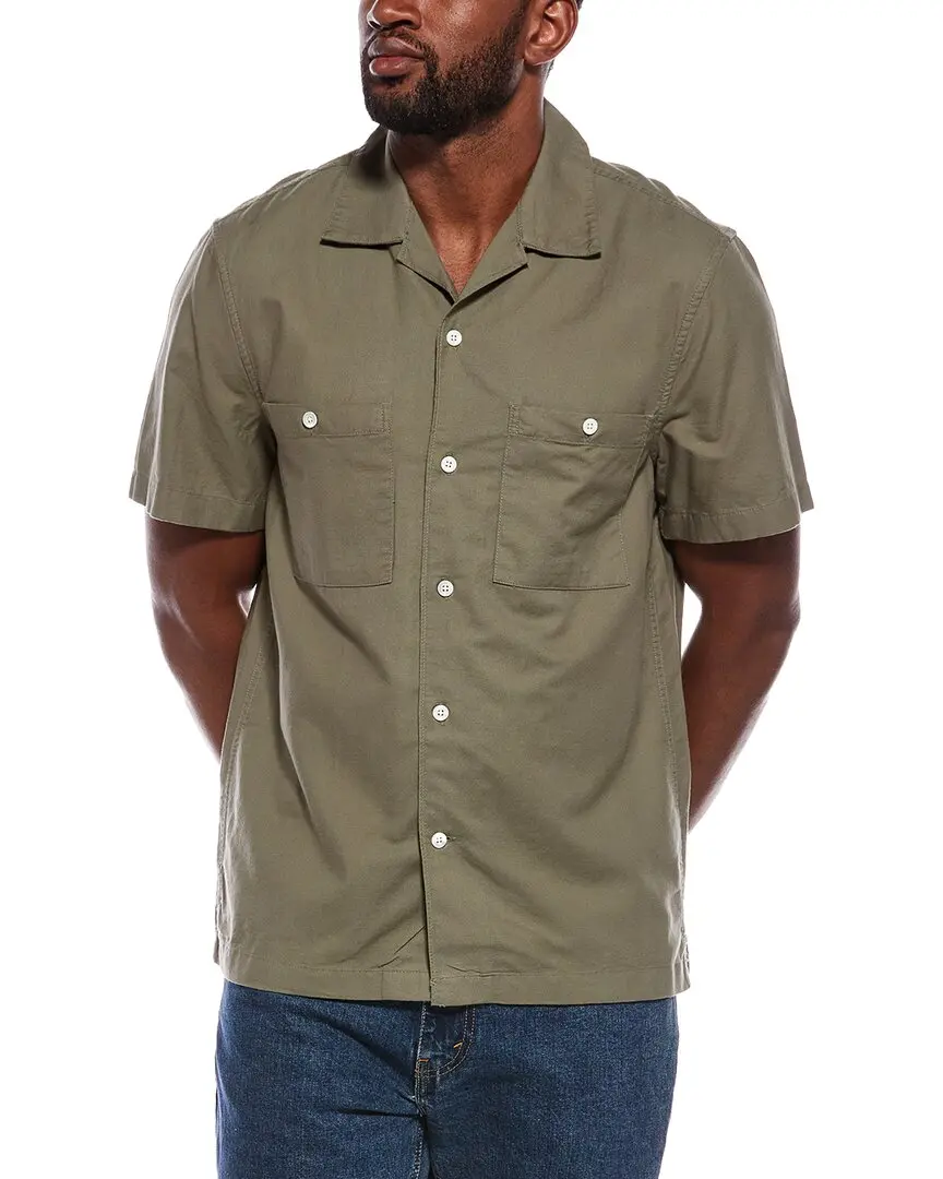 Madewell Camp Collar Short Sleeve Shirt