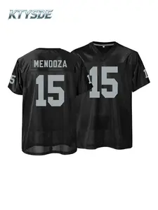 KTYSDE Las Vegas #15 Football Jersey, Unisex Stitched Mesh V-Neck Uniform, Breathable Comfortable Sports Streetwear Fan Shirt