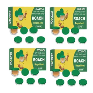 Cockroach Gel Bait - Professional-Grade Bait|Suitable forIndoor/Outdoor (Kitchen/Home/Dormitory)|High-Efficiency Repellent and Treatment Agent|Exclusive for Cockroaches - 48-Piece Trapping Type
