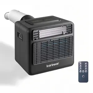 Karinear Portable Air Conditioner for Camping,Tent Air Conditioner with Remote Control, Car Bluetooth Audio Function，AC Unit Fast Cooling,3 Light Mode for Camping RV Home outdoor