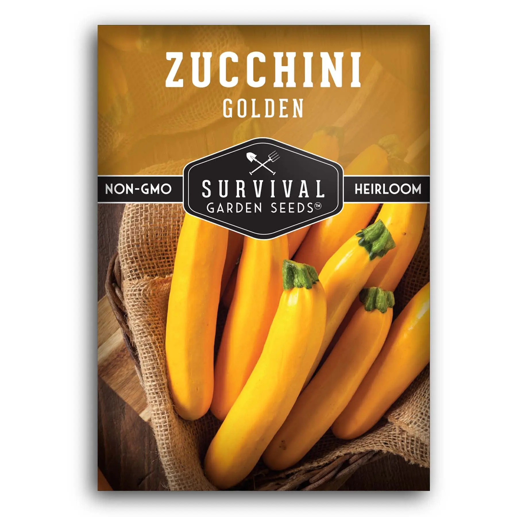 Golden Zucchini Seeds for Planting - High Yield Variety