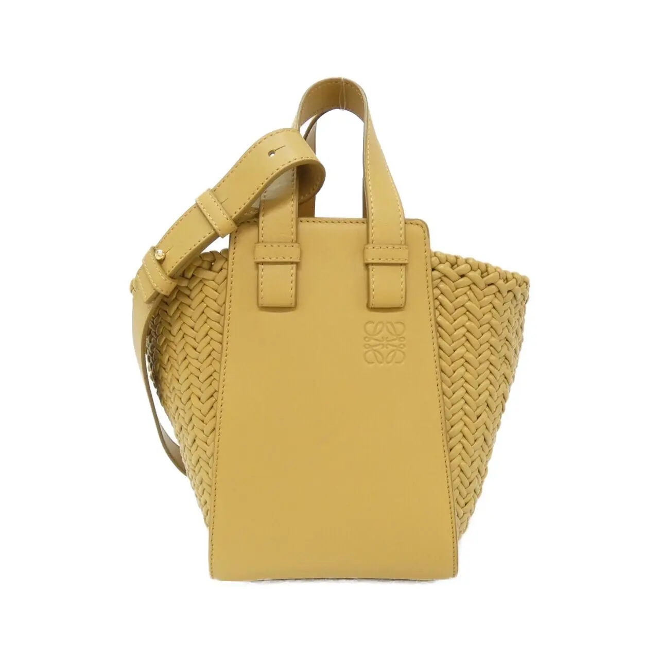 Pre-owned Loewe Calfskin Shoulder Bags Hammock Compact Calf Shoulder Bag