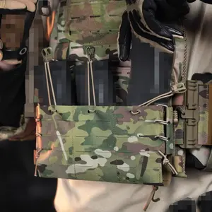 Dmgear Otm Mag Pouch, Wargame Activities ,Tactical Chest Rig Bag, Triple Function Quick-Release Kit, Compatible with Fcsk 6094 Jpc,  Gear Accessory