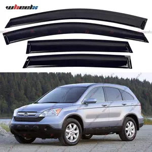 2007-2011 – Honda CR-V – 4Pcs Acrylic Side Window Visors , 3M Tape Mounted, UV Protection, Scratch Resistant Rain Guards Sun Shade Deflectors (Acrylic Material) #HondaCRVMods #CRVSideWindowVisors #CarWindowRainGuards