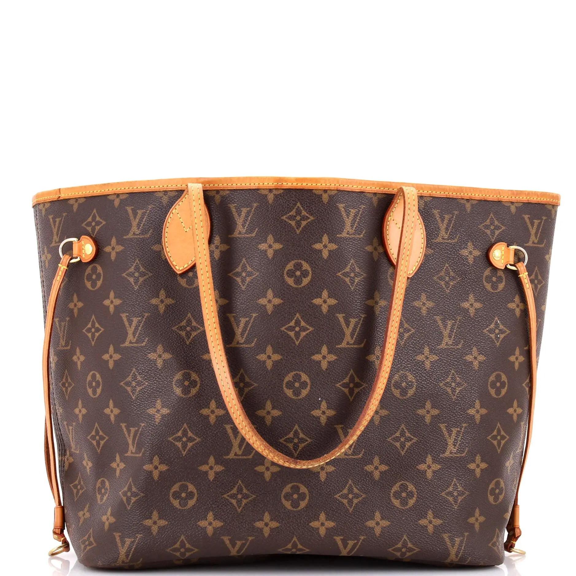 Pre-owned Louis Vuitton Canvas Coated Tote Bags REBAG Neverfull NM Tote Monogram Canvas MM by Rebag