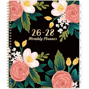 2026-2028 Monthly Planner/Calendar - 2 Year Planner, Jul 2026 - Jun 2028, Monthly Calendar 2026-2028 with Two-Side Pocket, 9'' x 11'', Tabs, Sturdy Binding