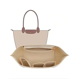 Felt Bag Organizer, Multi-pockets Bag Insert for Handbag, Versatile Storage Pouch, Bag Accessories for Women & Men