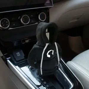 Universal Car Gear Shift Cover, Horse & Long Hair Girl Pattern, Interior Decoration, Small Sweatshirt Style, Automotive Accessories