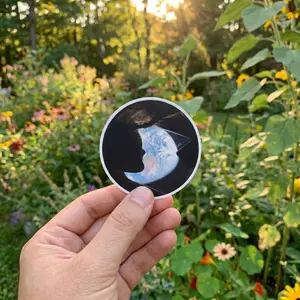(Set of 2,3,5 pcs) Artemis Orion Window Earth Photo Sticker, Artemis II Sticker, Christina Koch Sticker, Laptop Bottle Vinyl Sticker