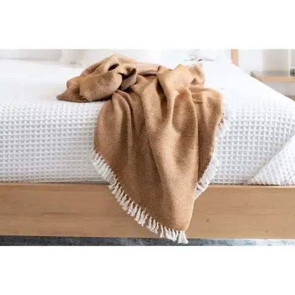 Mechot handwoven Ethiopian cotton throw blanket