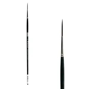 Trekell Crimson Taklon Long Handle Artist Brush - Size #2 Script/Rigger