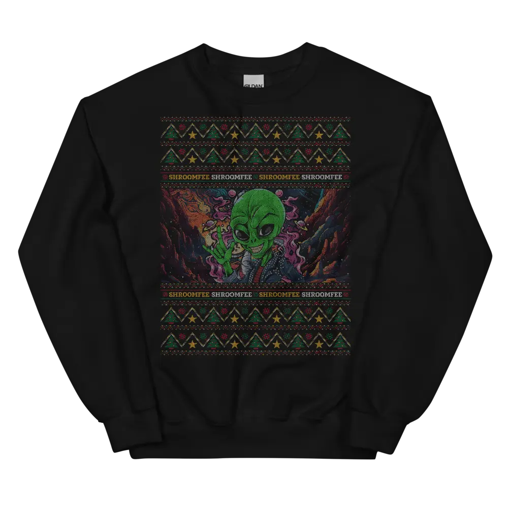 Cosmic Peace Alien Sweater
