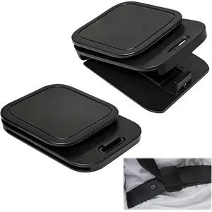 2 Pack Adjustable Car Seat Belt Positioner Clips, Universal Seatbelt Adjuster with Secure Non-Slip Hold, Shoulder Strap Positioner for Comfortable Driving, Fits Most Cars, SUVs, RVs, Trucks & MPVs