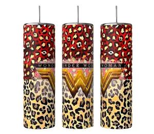 SUPERHERO 20oz STAINLESS STEEL SUBLIMATED TUMBLER PORTABLE LIGHTWEIGHT WASHABLE
