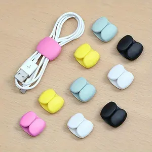 Cable Management Clip, Multifunctional Cable Organizer, Cable Holder for Charging Cable & Headphone Cable, Durable Plastic Cable Management Clip, Office Desk Accessories, Desk Supplies Set, Cord Organizer, Cable Management Kit