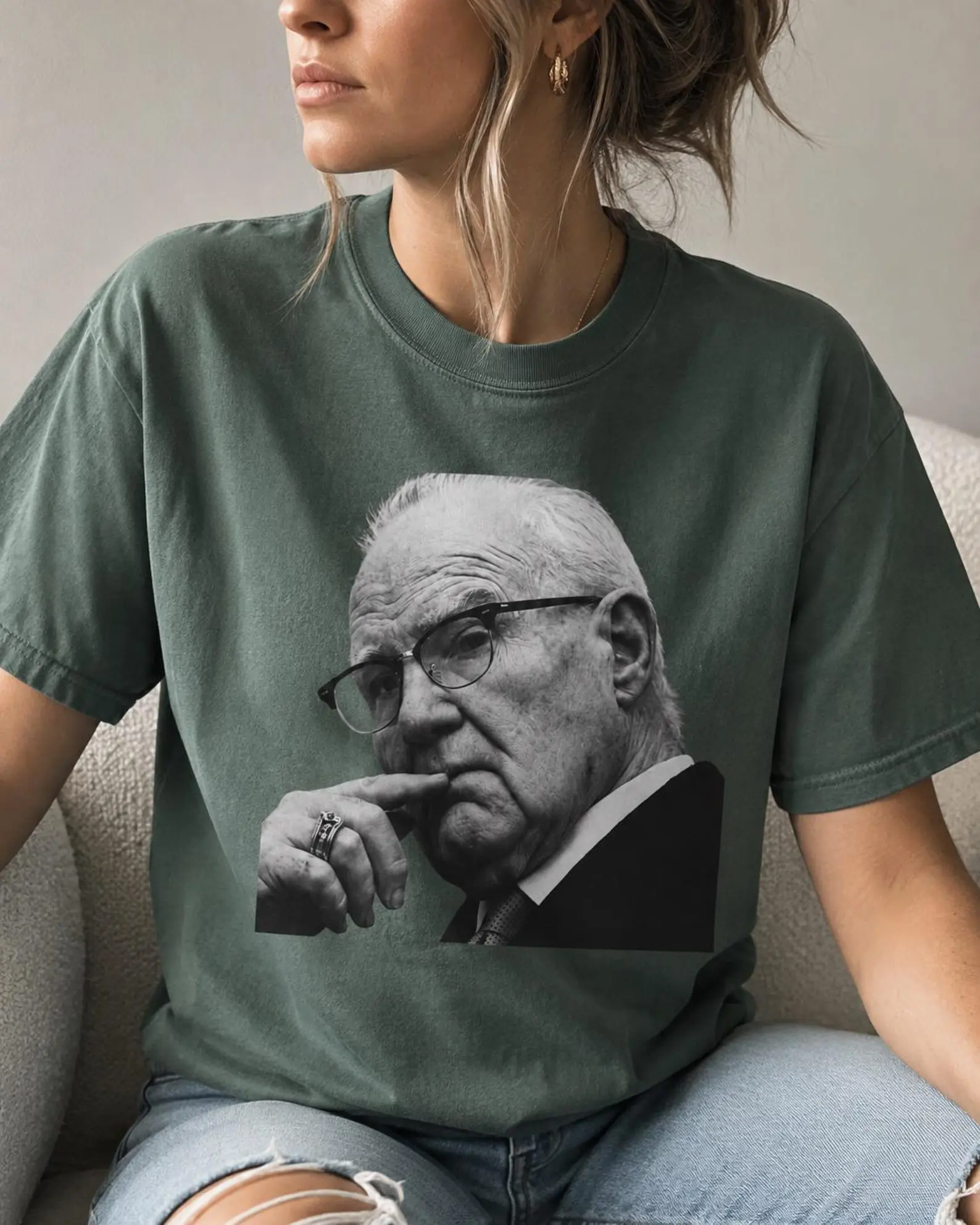 Kevin Reddington Courtroom Lawyer T-Shirt - Black and White Photo Graphic Tee, Lindsay Clancy Trial Defense Attorney Shirt, True Crime Fan Gift
