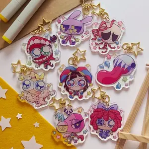 TADC Acrylic Keychains | Amazing Digital Circus | Pomni, Jax, Kinger, Caine, Ragatha, Gangle, Zooble, Bubble