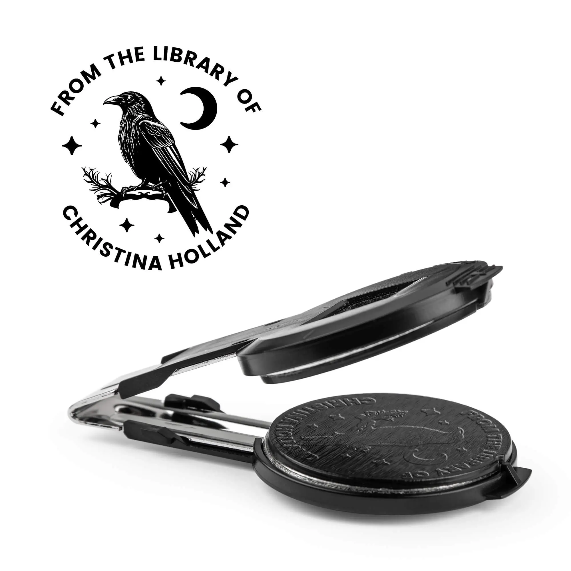 Dark Romance Library Book Embosser Insert ONLY (Embosser Sold Separately - Insert will not work without embosser tool)