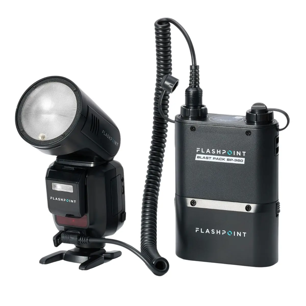 Flashpoint X100 TTL R2 On-Camera Flash for Canon with BP-960 Power Pack, Charging Function, Magnetic Mount, Clip Connector
