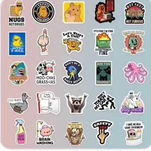 Hilarious Prank Sticker Pack Cellphone Smartphone Casing Cover Shockproof Screen Protector Protection Protective