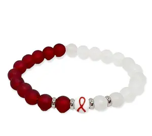 Limited Edition Throat Cancer Awareness Unisex Mens and Womens Stretchy Bracelet