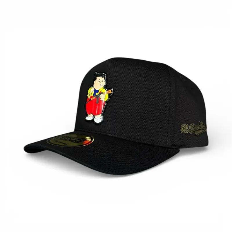 Gorra El Gordo estilo placa en alta calidad y ajustable con broche - El ñoño plate edition SnapBack hat