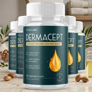 (5 Pack) Dermacept Advanced Healthy Skin Support Supplement Derma Cept 300 Caps