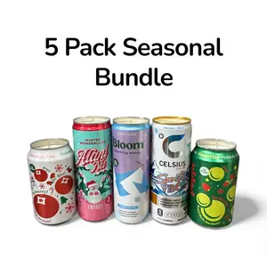 Vineyard Candle Co - 5 Pack Seasonal Bundle - 100% Organic Soy Wax CANdles